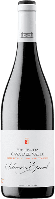 5,95 € | 红酒 Casa del Valle Selección Especial I.G.P. Vino de la Tierra de Castilla 卡斯蒂利亚 - 拉曼恰 西班牙 Merlot, Syrah, Cabernet Sauvignon 75 cl