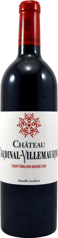 Free Shipping | Red wine Château Villemaurine Cardinal A.O.C. Saint-Émilion Grand Cru France Merlot, Cabernet Franc 75 cl