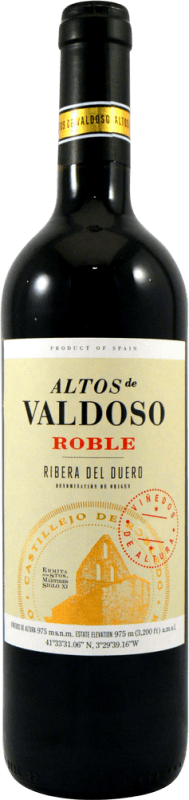 10,95 € | Красное вино Castillejo de Robledo Altos de Valdoso Дуб D.O. Ribera del Duero Кастилия-Леон Испания Tempranillo — Темпранильо 75 cl