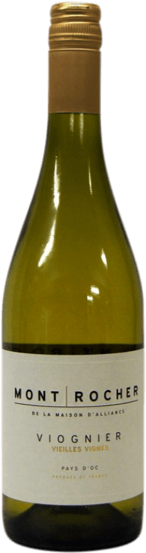 Бесплатная доставка | Белое вино Mont Rocher I.G.P. Vin de Pays d'Oc Франция Viognier 75 cl