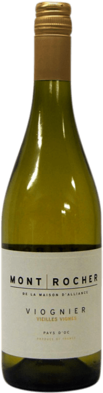 Бесплатная доставка | Белое вино Mont Rocher I.G.P. Vin de Pays d'Oc Франция Viognier — Вионье 75 cl