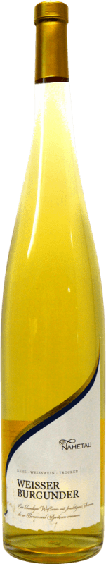 Kostenloser Versand | Weißwein Weinvertrieb Nahetal Weisser Burgunder Q.b.A. Nahe Deutschland Riesling Magnumflasche 1,5 L
