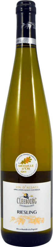 Бесплатная доставка | Белое вино Cleebourg A.O.C. Alsace Эльзас Франция Riesling — Рислинг 75 cl