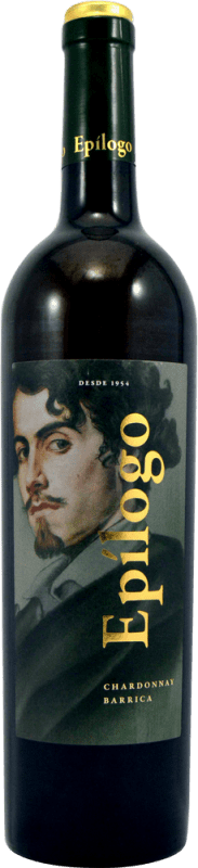 Free Shipping | White Wine Yuntero Epílogo Barrel D.O. La Mancha Castilla la Mancha Spain Chardonnay 75 cl