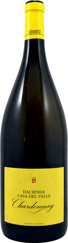10,95 € | Vin blanc Casa del Valle I.G.P. Vino de la Tierra de Castilla Castilla La Mancha Espagne Chardonnay Bouteille Magnum 1,5 L