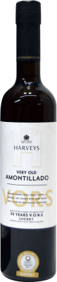 Harvey's Palomino Fino Jerez-Xérès-Sherry Amontillado VORS Very Old Rare Sherry Jerez Muy Viejo y Exclusivo Botella Medium 50 cl