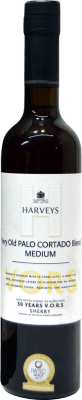 Envio grátis | Vinho Generoso Fortificado Harvey's Palo Cortado VORS D.O. Jerez-Xérès-Sherry Andaluzia Espanha Palomino Fino, Pedro Ximénez Garrafa Medium 50 cl