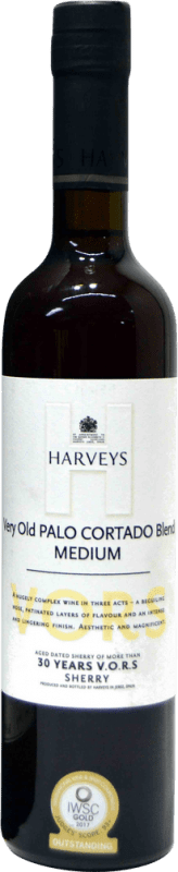 64,95 € Spedizione Gratuita | Vino Liquoroso Harvey's Palo Cortado VORS Very Old Rare Sherry — Molto Vecchio e Raro D.O. Jerez-Xérès-Sherry Bottiglia Medium 50 cl