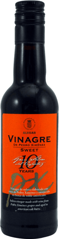 Envio grátis | Vinagre Alvear P.X. D.O. Montilla-Moriles Andaluzia Espanha Pedro Ximénez 10 Anos Meia Garrafa 37 cl