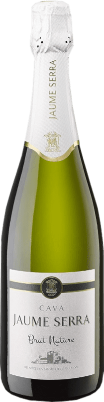 5,95 € | Weißer Sekt Jaume Serra Brut Nature D.O. Cava Katalonien Spanien Macabeo, Xarel·lo, Parellada 75 cl