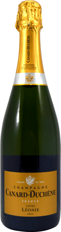 Kostenloser Versand | Weißer Sekt Canard Duchêne Cuvée Léonie Brut A.O.C. Champagne Champagner Frankreich Spätburgunder, Chardonnay, Pinot Meunier 75 cl