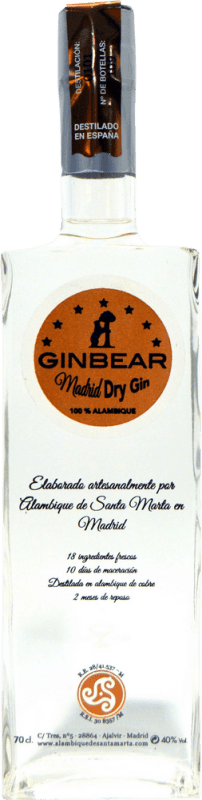 23,95 € | Genever Gin Alambique de Santa María Ginbear Espanha 70 cl