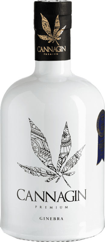 29,95 € | 金酒 Gin Mediterranean Cannagin Premium — 高端 安达卢西亚 西班牙 70 cl Cannabis — 大麻