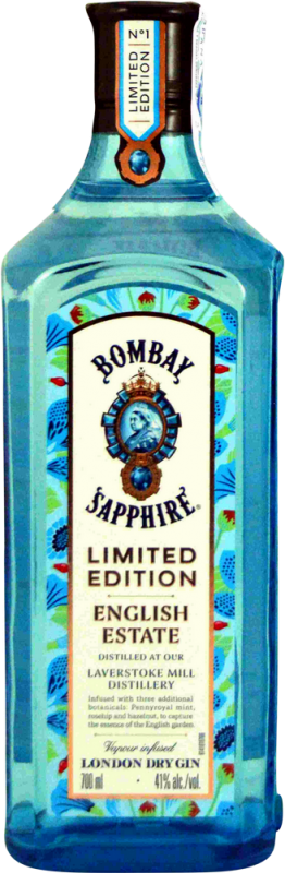23,95 € | Джин Bombay Sapphire English Estate Limited Edition Объединенное Королевство 70 cl