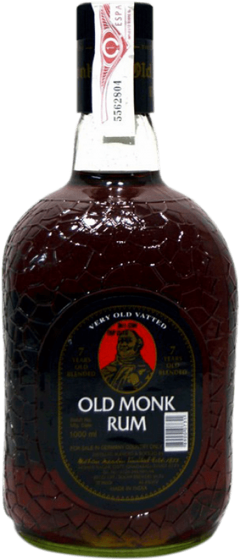 Free Shipping | Rum Old Monk India 7 Years 1 L