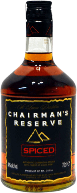 Envoi gratuit | Rhum Saint Lucia Distillers Chairman's Spiced Réserve Sainte-Lucie 70 cl