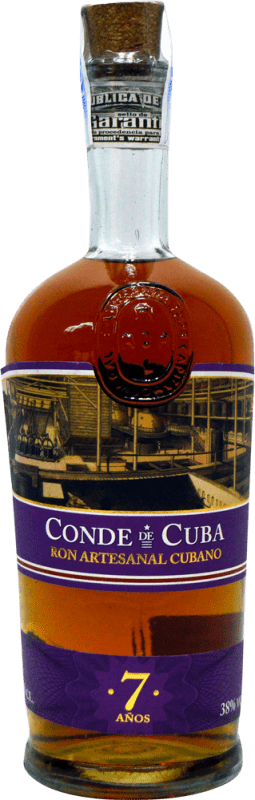 Envoi gratuit | Rhum Conde de Cuba Artesanal — Artisanale Cuba 7 Ans 70 cl