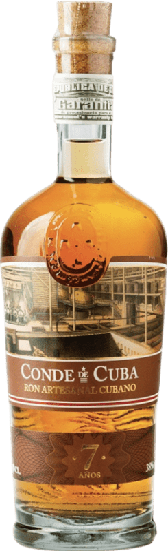 Free Shipping | Rum Conde de Cuba Artesanal — Artisanal Cuba 7 Years 70 cl