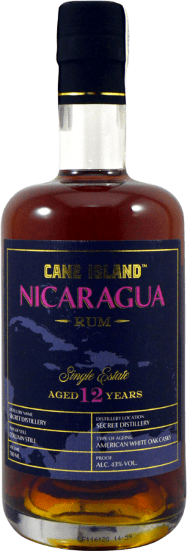 76,95 € Envío gratis | Ron Cane Island 12 Años