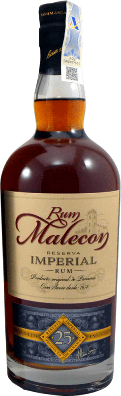 101,95 € Free Shipping | Rum Bodegas de América Malecon Imperial Reserve 25 Years