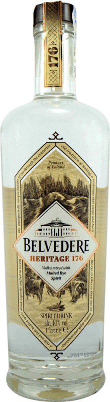 86,95 € Spedizione Gratuita | Vodka Belvedere 176 Héritage — Eredità Lascito Tradizionale