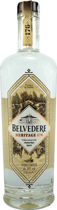 Envoi gratuit | Vodka Belvedere Heritage 176 Pologne 1 L