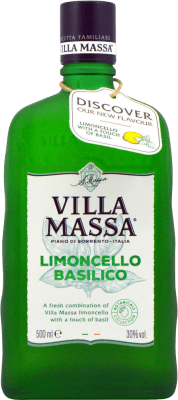 Envio grátis | Licores Villa Massa Limoncello Basilico Itália Garrafa Medium 50 cl