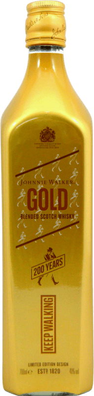 送料無料 | ウイスキーブレンド Johnnie Walker Gold Label 200 Years イギリス 70 cl