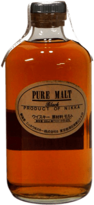 Free Shipping | Whisky Single Malt Nikka Pure Malt Black Japan Medium Bottle 50 cl