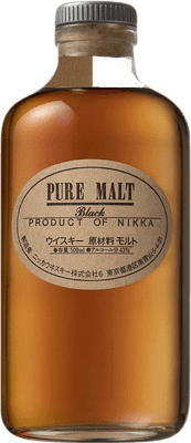 威士忌单一麦芽威士忌 Nikka Pure Malt Black 瓶子 Medium 50 cl