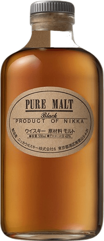 Envoi gratuit | Whisky Single Malt Nikka Black — Édition Noire, Pure Malt Japon Bouteille Medium 50 cl