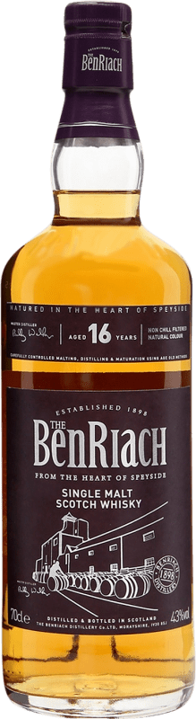 82,95 € | Single Malt Whisky The Benriach Großbritannien 16 Jahre 70 cl