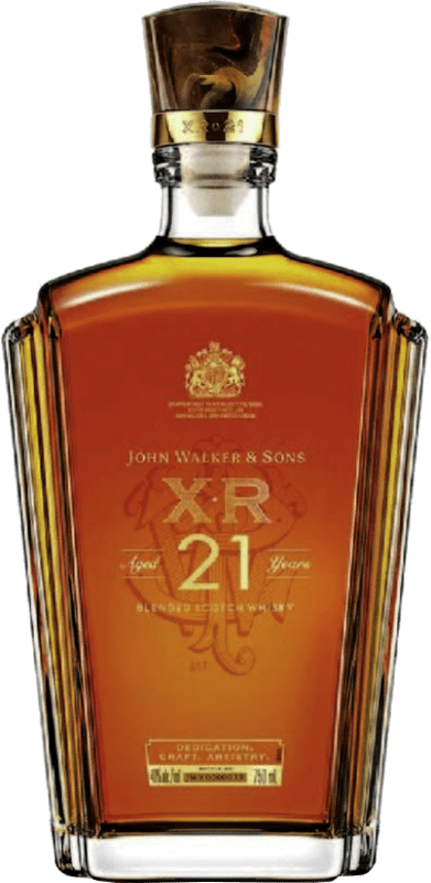 348,95 € Spedizione Gratuita | Whisky Blended Johnnie Walker John Walker XR 21 Anni