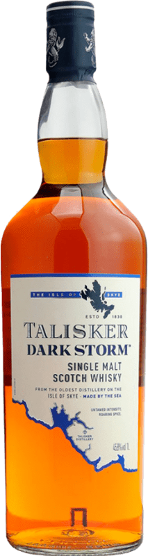 Envio grátis | Whisky Single Malt Talisker Dark Storm Reino Unido 1 L