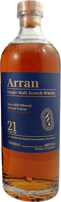 ウイスキーシングルモルト Isle Of Arran Non Chill Filtered 21 年 70 cl