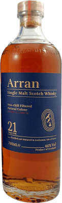 Single Malt Whisky Isle Of Arran Non Chill Filtered 21 Ans