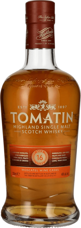 119,95 € 送料無料 | ウイスキーシングルモルト Tomatin Moscatel Wine Casks 16 年