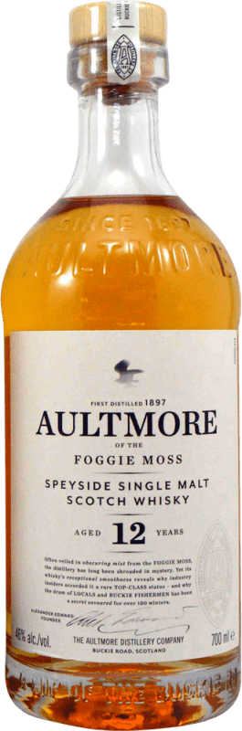 免费送货 | 威士忌单一麦芽威士忌 Aultmore The Foggie Moss 英国 12 岁 70 cl