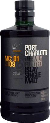 威士忌单一麦芽威士忌 Bruichladdich Port Charlotte MC:01 Marsala