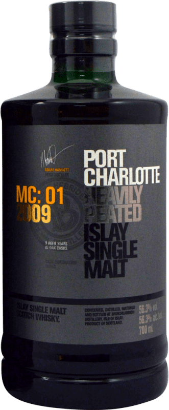 178,95 € Kostenloser Versand | Whiskey Single Malt Bruichladdich Port Charlotte MC:01 Marsala