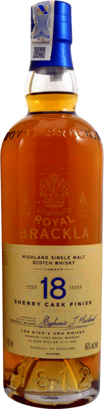 169,95 € Kostenloser Versand | Single Malt Whisky Royal Brackla 18 Jahre
