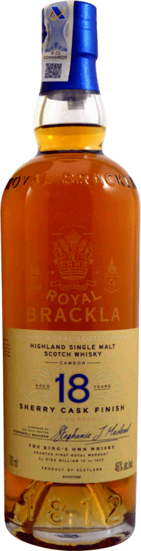 189,95 € Envío gratis | Whisky Single Malt Royal Brackla 18 Años