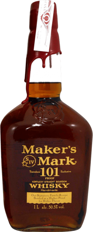 38,95 € | 波本威士忌 Maker's Mark 101 Proof 美国 1 L