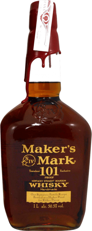 Envoi gratuit | Whisky Bourbon Maker's Mark 101 Proof États Unis 1 L