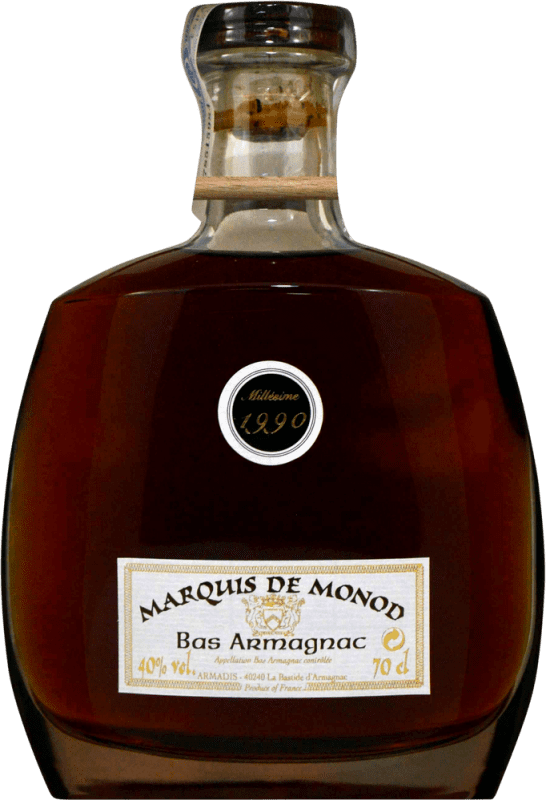 Бесплатная доставка | арманьяк Jaki Marquis de Monod Millésimé I.G.P. Bas Armagnac Франция 70 cl