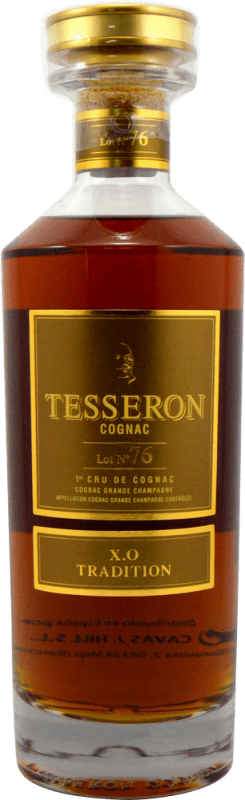 Envio grátis | Cognac Conhaque Tesseron X.O. Tradition Lot Nº 76 A.O.C. Cognac França 70 cl