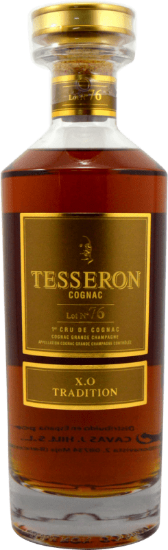 187,95 € Envío gratis | Coñac Tesseron Lot Nº 76 Traditional — Tradicional XO Extra Old — Extra Viejo A.O.C. Cognac