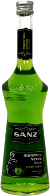 Schnapp J. Borrajo Sirope Sanz Green Apple Manzana Verde 70 cl Alcohol-Free