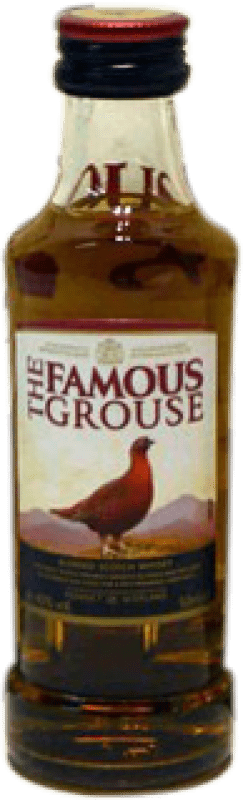 38,95 € Envoi gratuit | Boîte de 12 unités Whisky Blend Glenturret The Famous Grouse Bouteille Miniature 5 cl