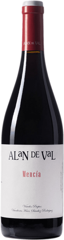 Free Shipping | Red wine Alan de Val D.O. Valdeorras Galicia Spain Mencía 75 cl